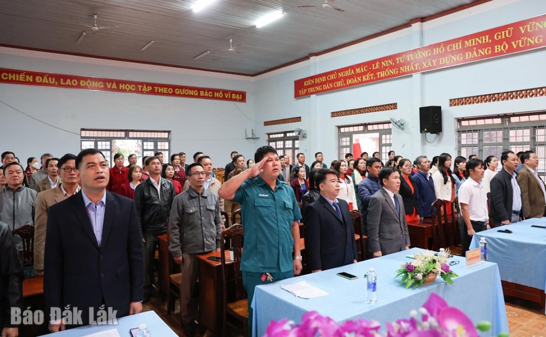 Xã Ea Kly: Đẩy mạnh thực hiện bảo đảm an ninh trật tự dịp Tết dương lịch 2026 và Tết Nguyên đán Bính Ngọ